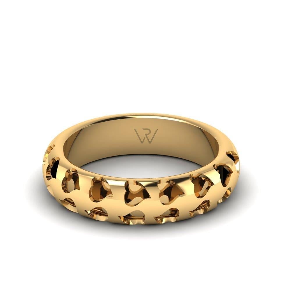 Alliances modernes Merveille Or Jaune