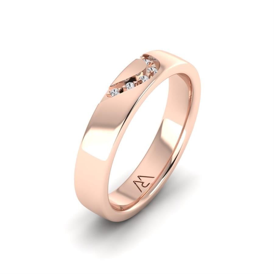 Alliances Modernes Merveille Or Rose