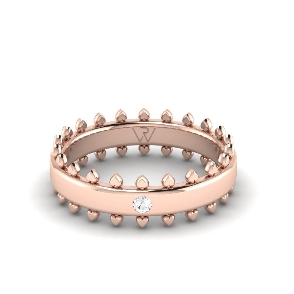 Alliances modernes Étincelle Or Rose Oxyde de Zirconium