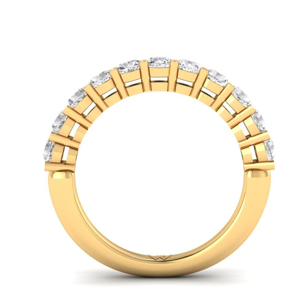 Bagues Allure Argent Plaqué Or Jaune Diamant 1.15 ct