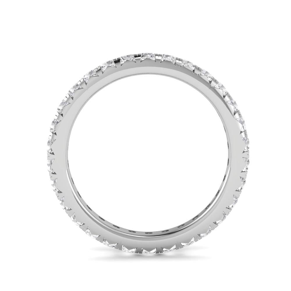 Bagues Amélia Or Blanc Diamant 1.2 ct