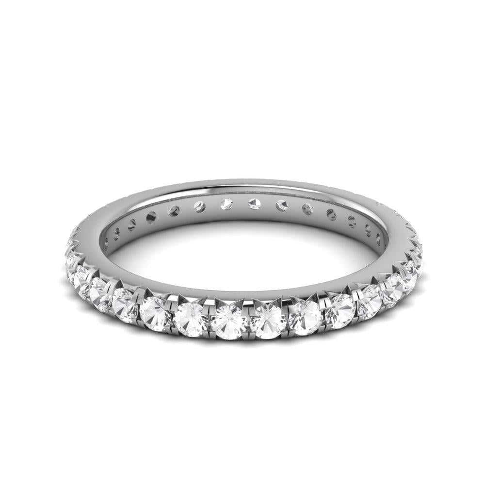 Bagues Amélia Or Blanc Oxyde de zirconium 1.2 ct