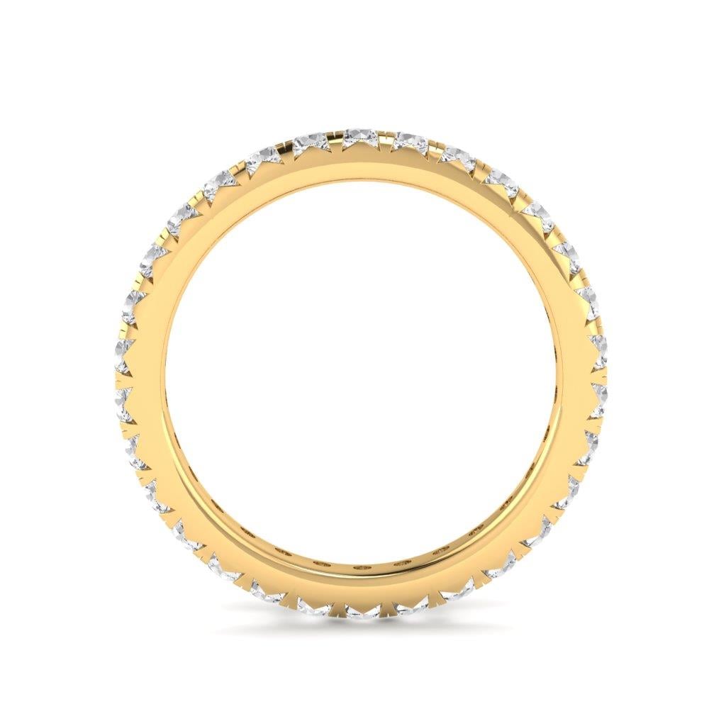 Bagues Amélia Or Jaune Oxyde de zirconium 1.2 ct