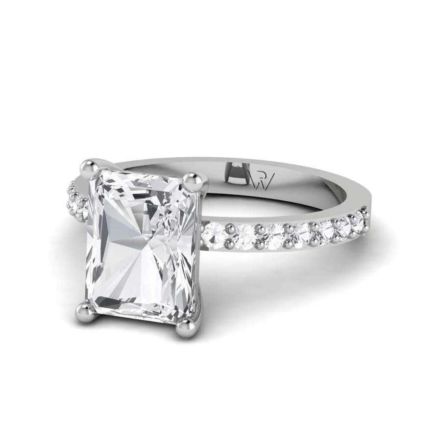 Bagues Clarté Or Blanc Oxyde de zirconium 2.3 ct