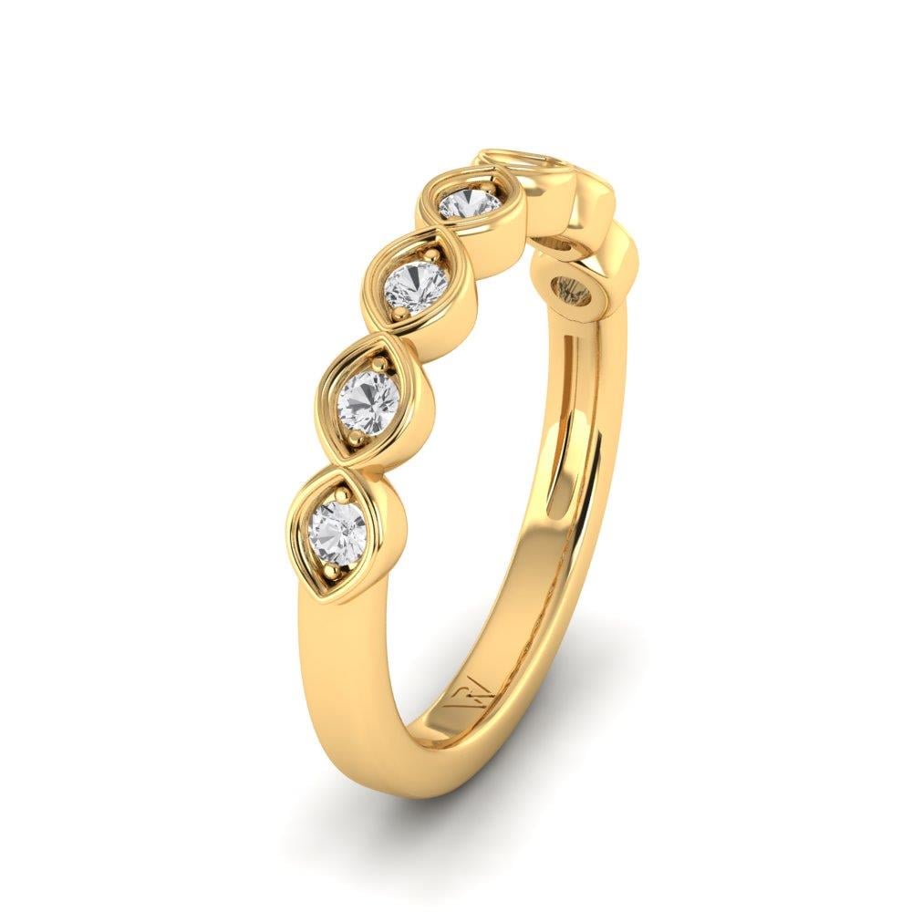 Bagues Elan Or Jaune Diamant 0.25 ct