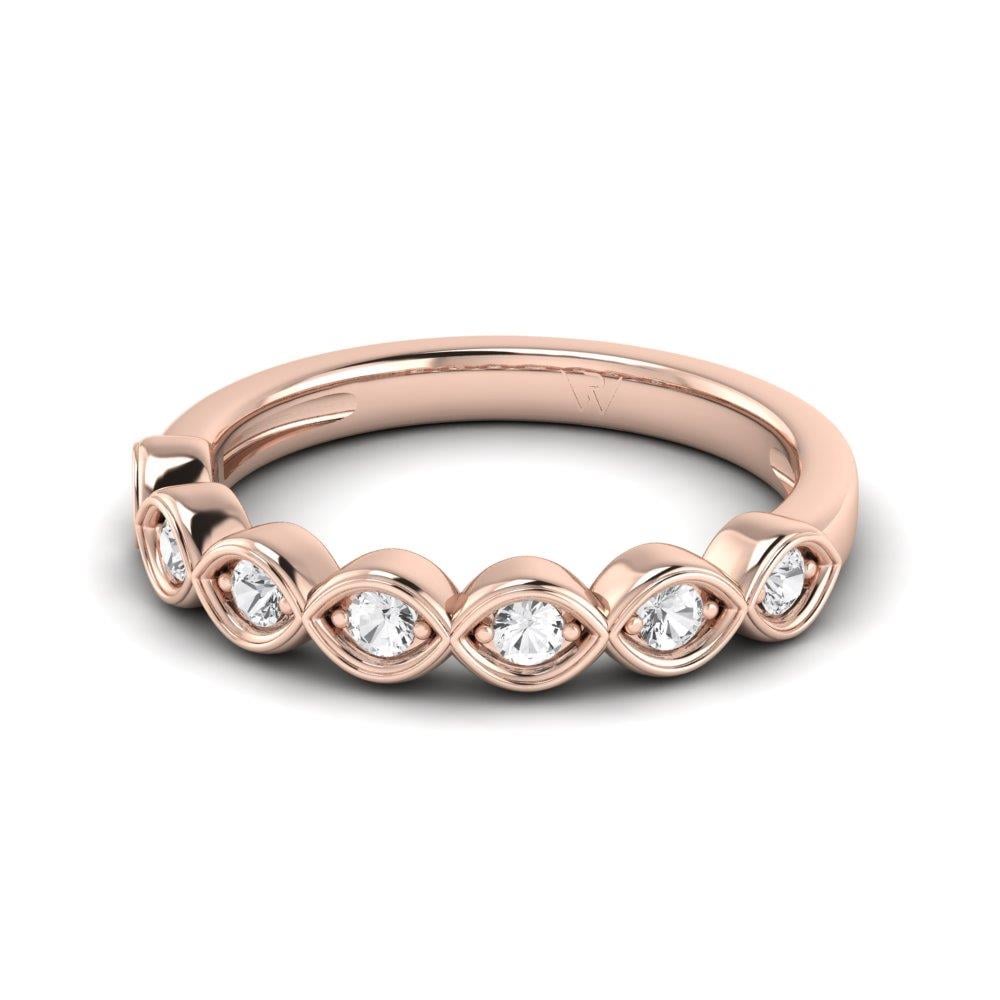 Bagues Elan Or Rose Diamant 0.25 ct