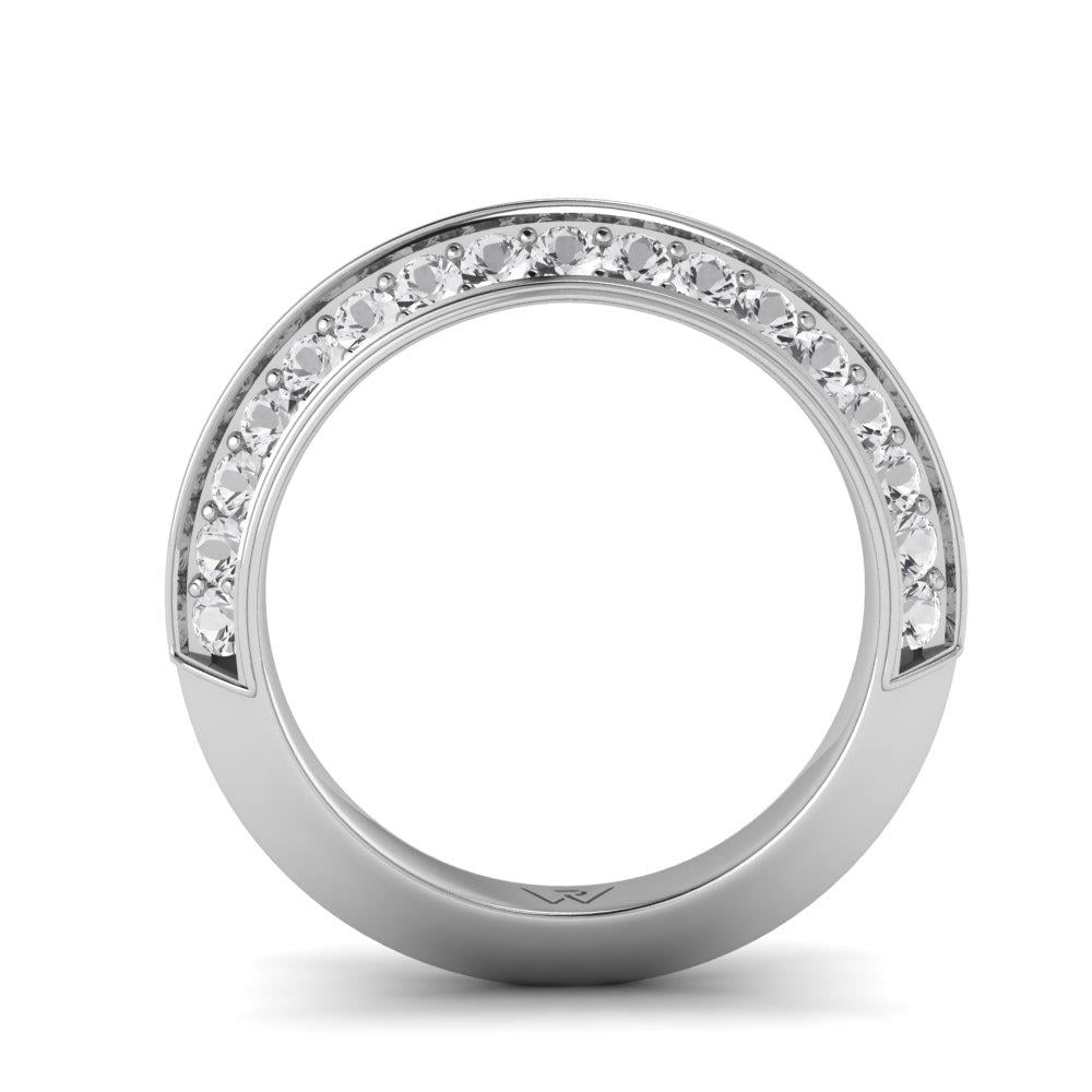 Bagues Majestic Or Blanc Diamant 1 ct