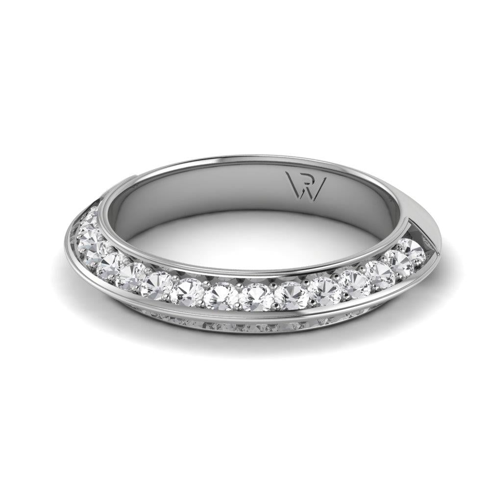 Bagues Majestic Or Blanc Diamant 1 ct