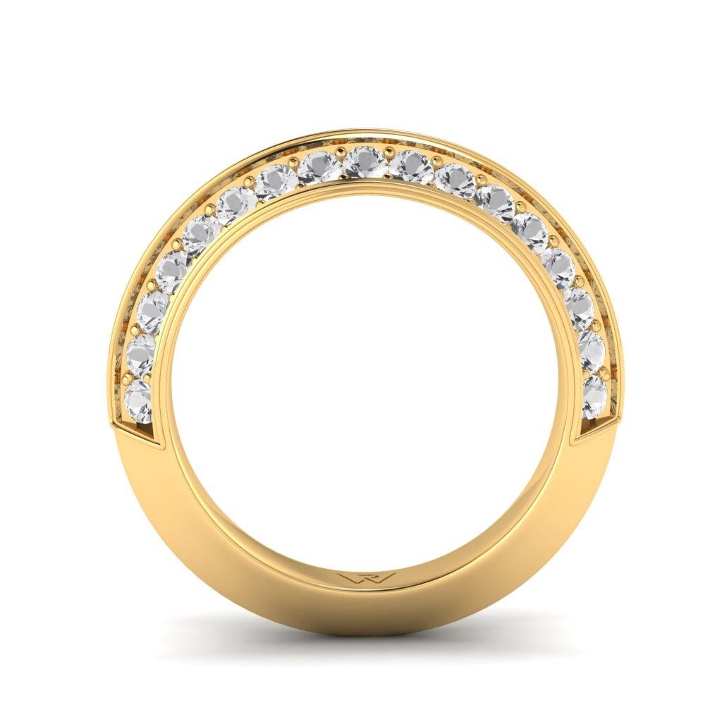 Bagues Majestic Or Jaune Diamant 1 ct