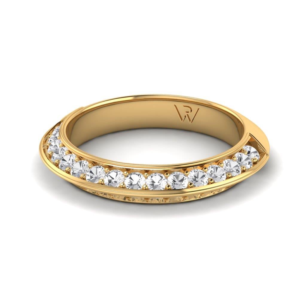 Bagues Majestic Or Jaune Oxyde de zirconium 1 ct