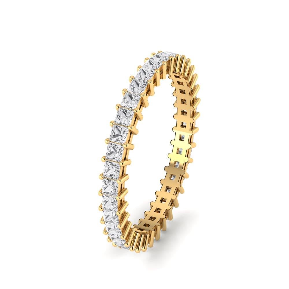 Bagues Parfaite Or Jaune Diamant 1.2 ct