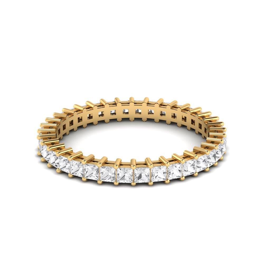 Bagues Parfaite Or Jaune Oxyde de zirconium 1.2 ct