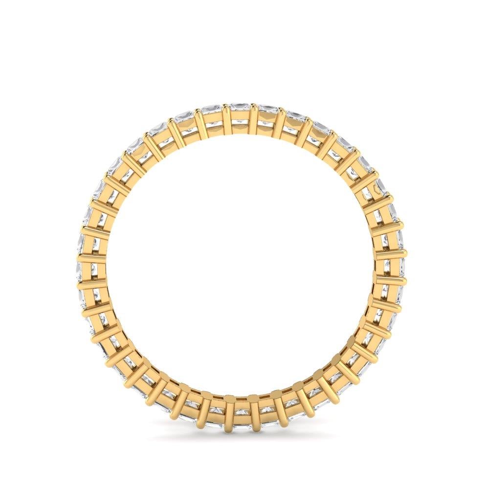 Bagues Parfaite Or Jaune Oxyde de zirconium 1.2 ct
