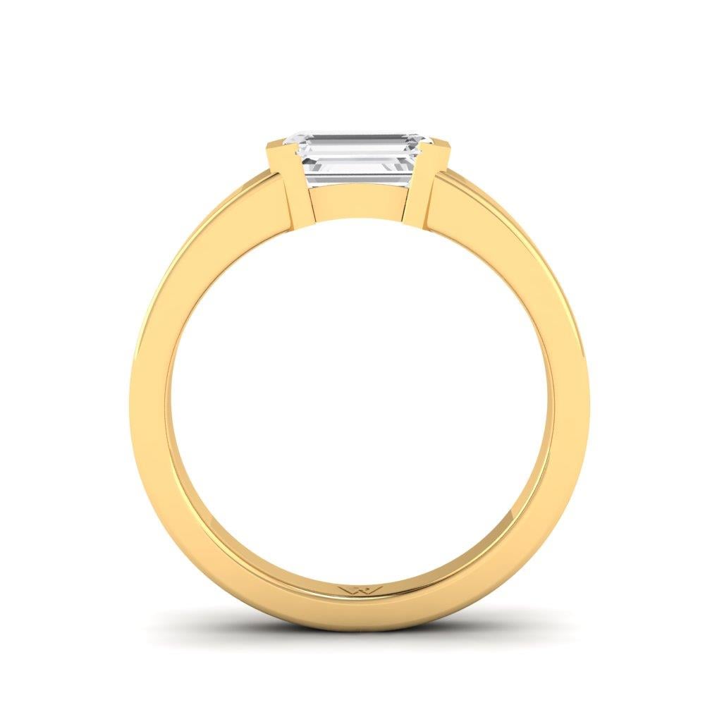 Bagues Rosaline Or Jaune Diamant 1.2 ct