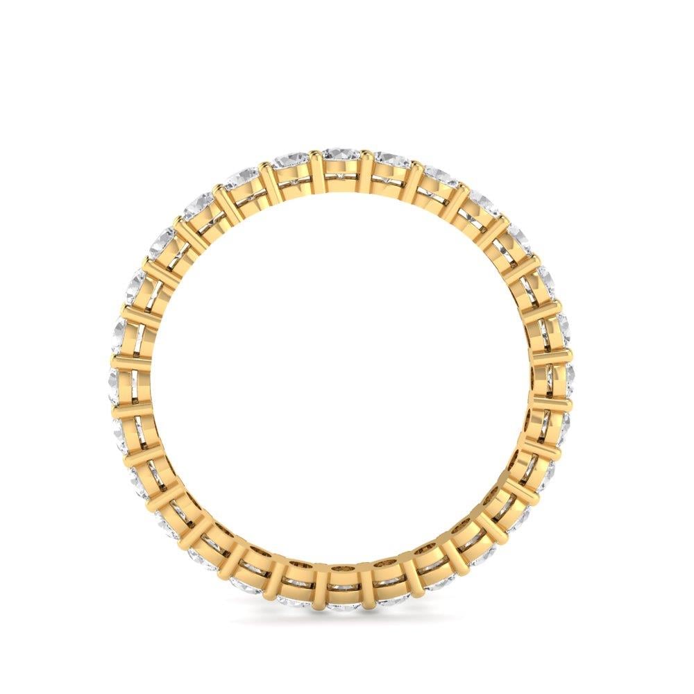 Bagues Toujours Argent Plaqué Or Jaune Diamant 1.15 ct