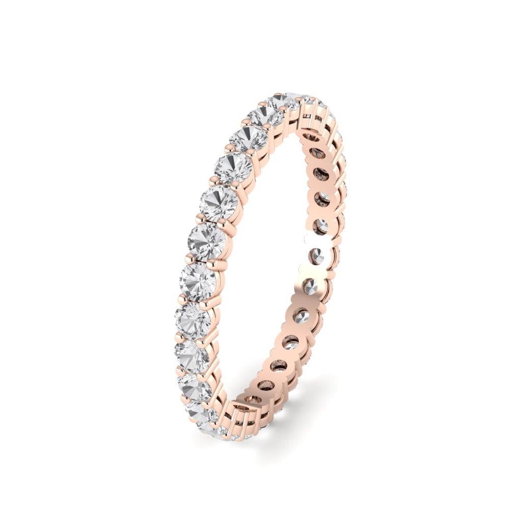 Bagues Toujours Or Rose Diamant 1.15 ct