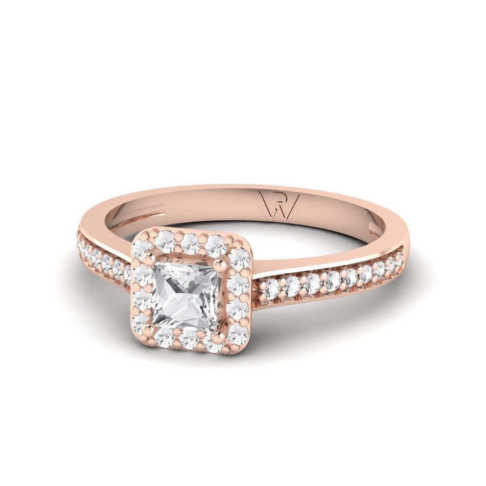 Solitaires Auréa Or Rose Oxyde de zirconium 1.3 ct