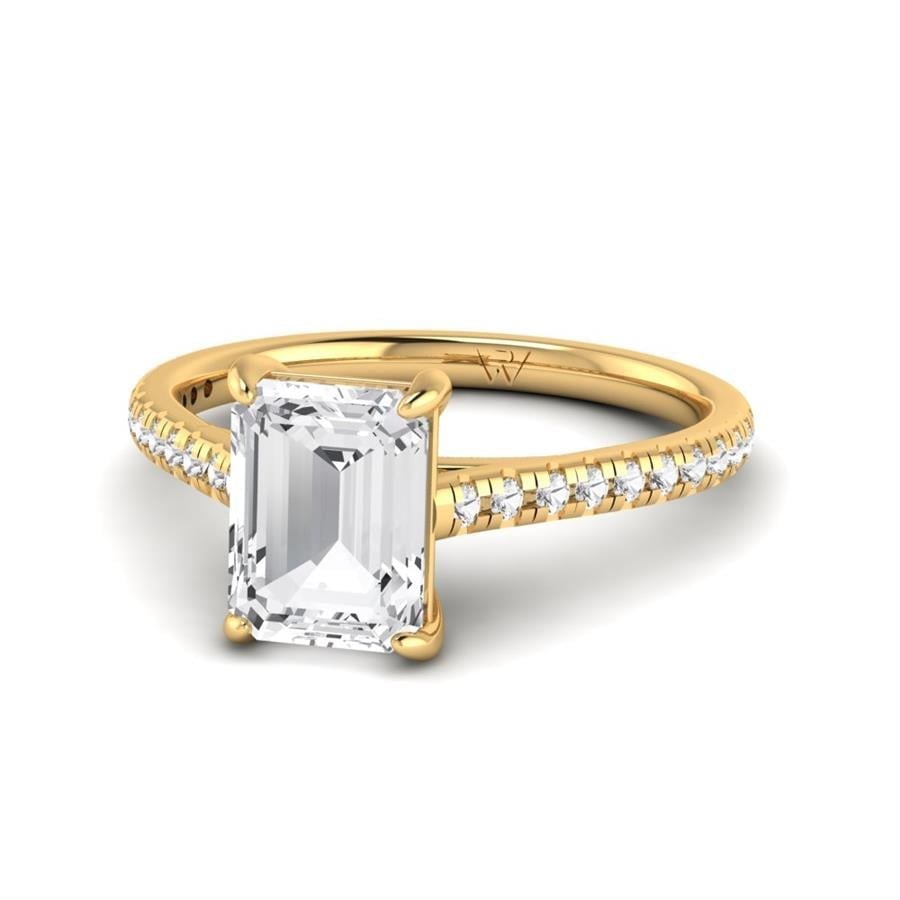 Solitaires Aurêve Or Jaune Oxyde de zirconium 2.20 ct