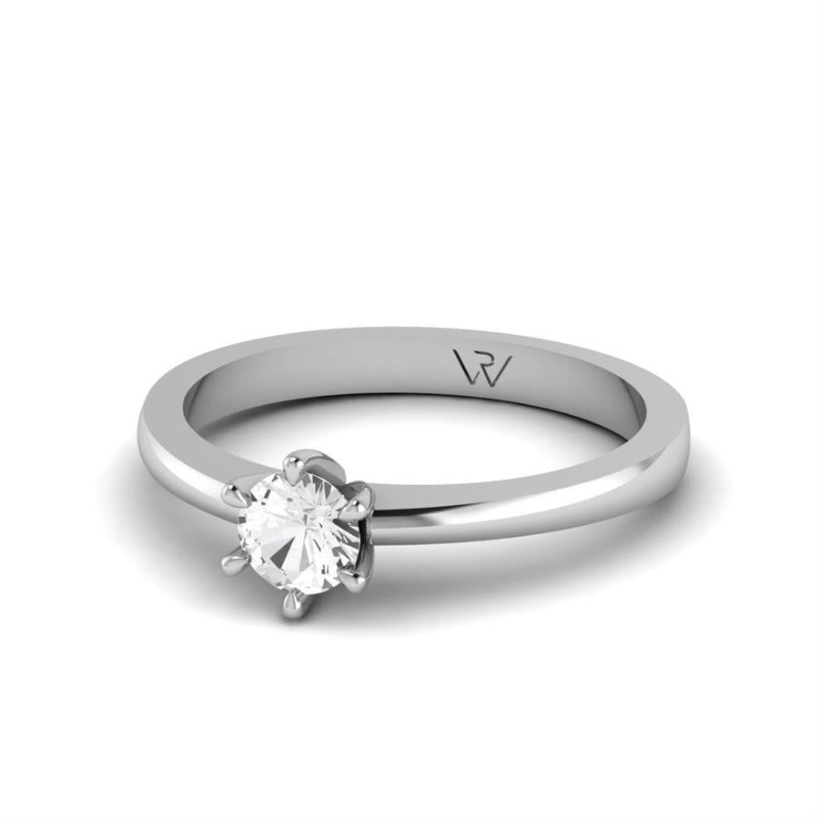 Solitaires Belle Argent Oxyde de Zirconium 0.30 ct