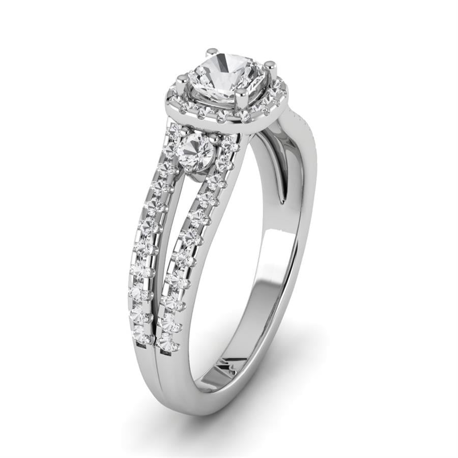 Solitaires Dune Or Blanc Diamant 1 ct