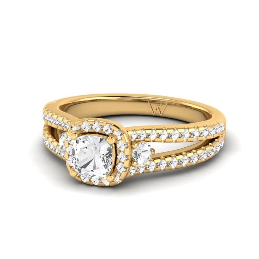 Solitaires Dune Or Jaune Diamant 1 ct
