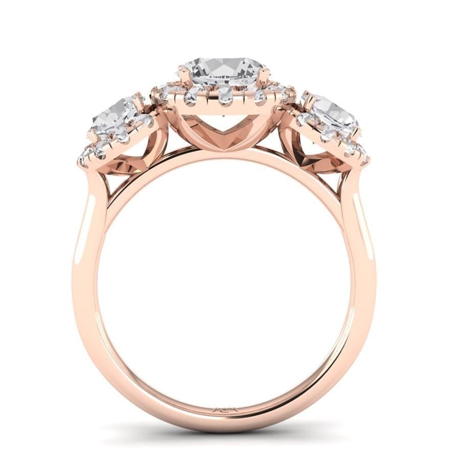 Solitaires Elaris Or Rose Diamant 2.50 ct