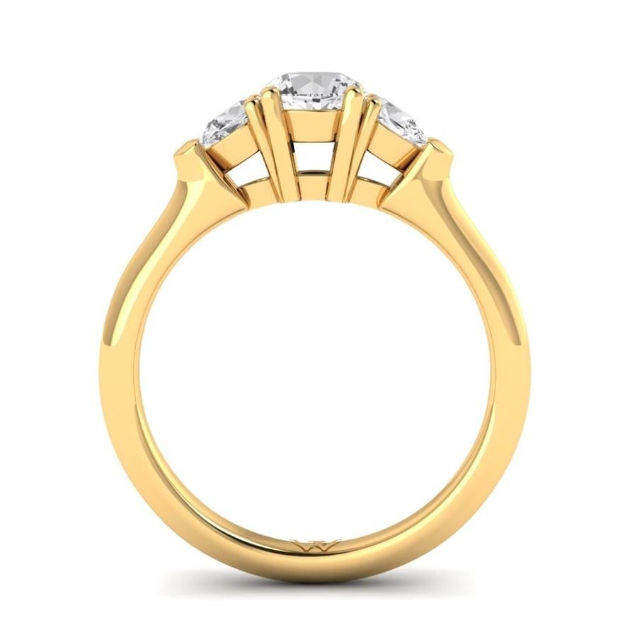 Solitaires Envolée Or Jaune Diamant 0.95 ct