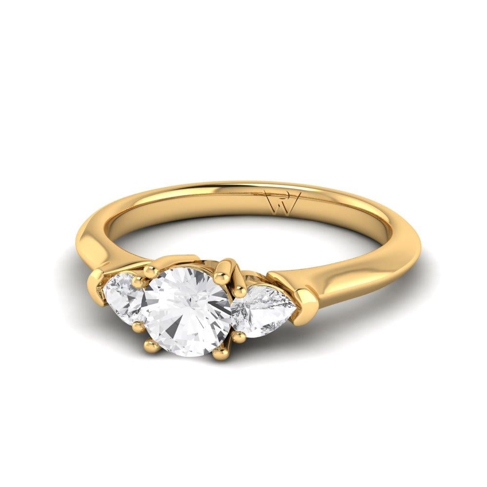 Solitaires Envolée Or Jaune Oxyde de zirconium 0.95 ct