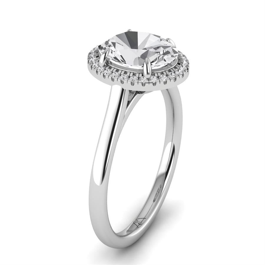 Solitaires Fayra Or Blanc Diamant 1.75 ct