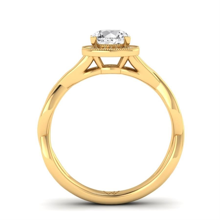 Solitaires Floréal Or Jaune Oxyde de zirconium 0.75 ct