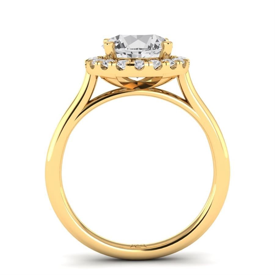 Solitaires Freyen Or Jaune Oxyde de zirconium 2.30 ct