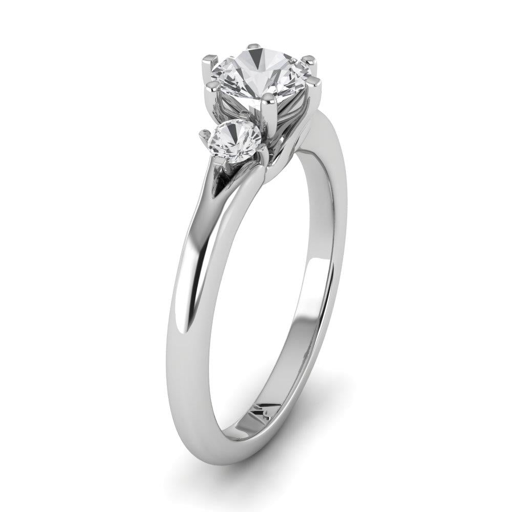 Solitaires Galante Or Blanc Diamant 0.75 ct