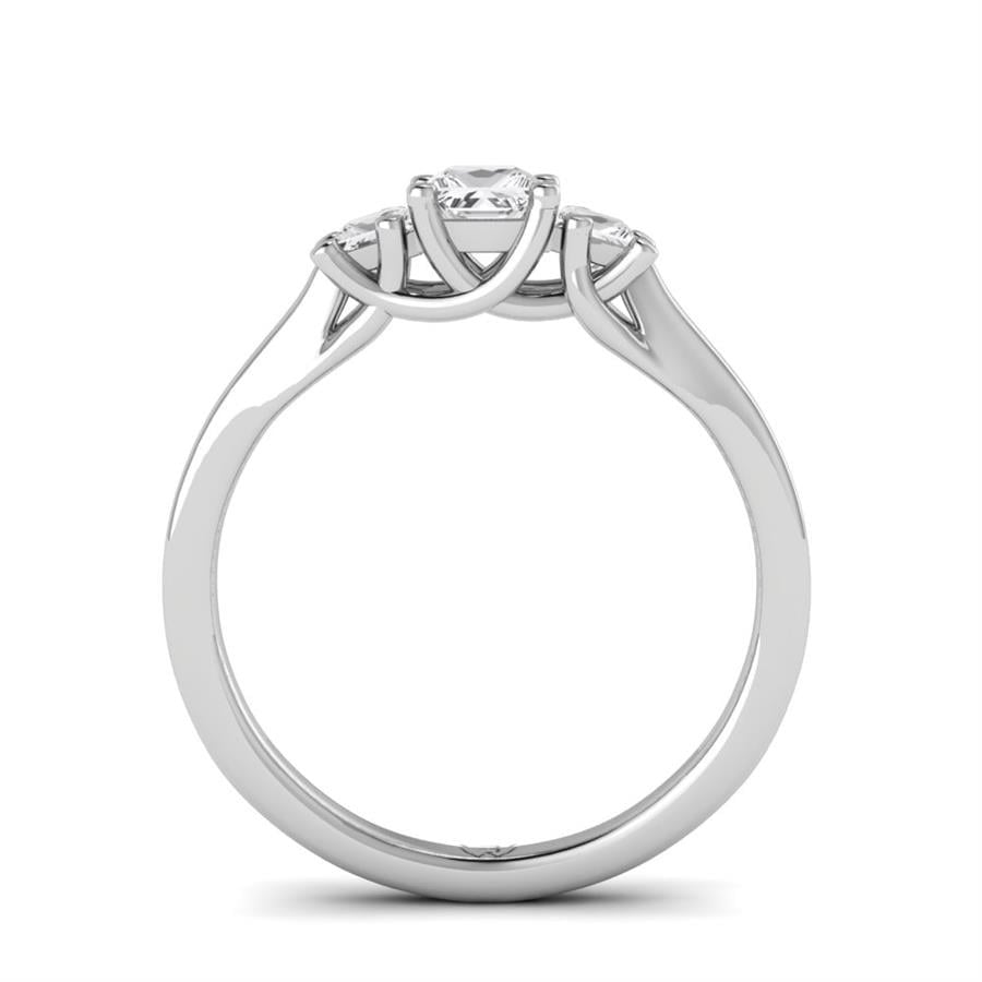 Solitaires Intense Or Blanc Diamant 0.60 ct