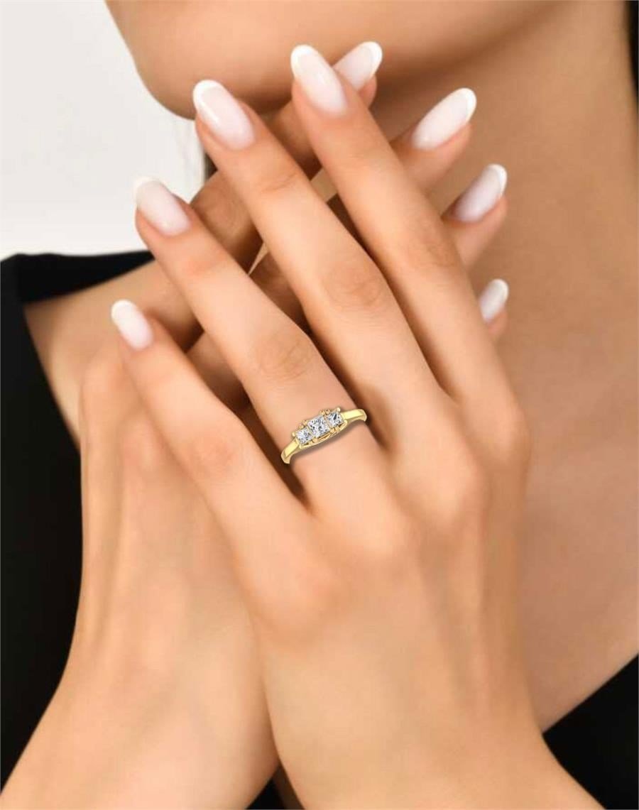 Solitaires Intense Or Jaune Diamant 0.60 ct