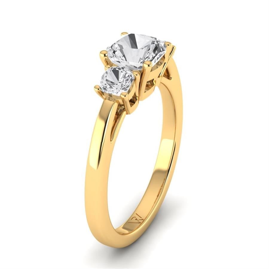 Solitaires Liane Or Jaune Oxyde de zirconium 1.75 ct