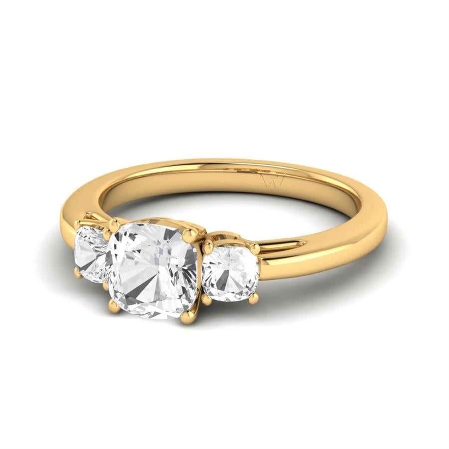Solitaires Liane Or Jaune Oxyde de zirconium 1.75 ct
