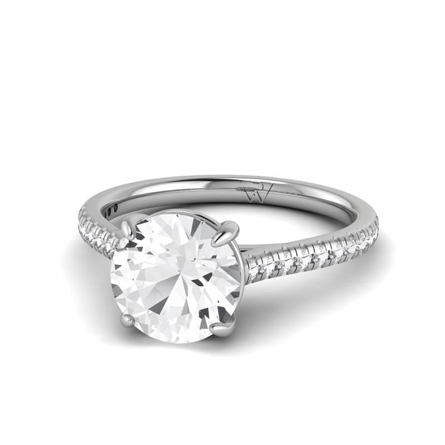 Solitaires Lunira Or Blanc Diamant 2.20 ct