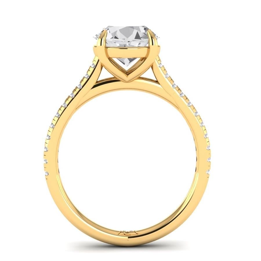 Solitaires Lunira Or Jaune Diamant 2.20 ct