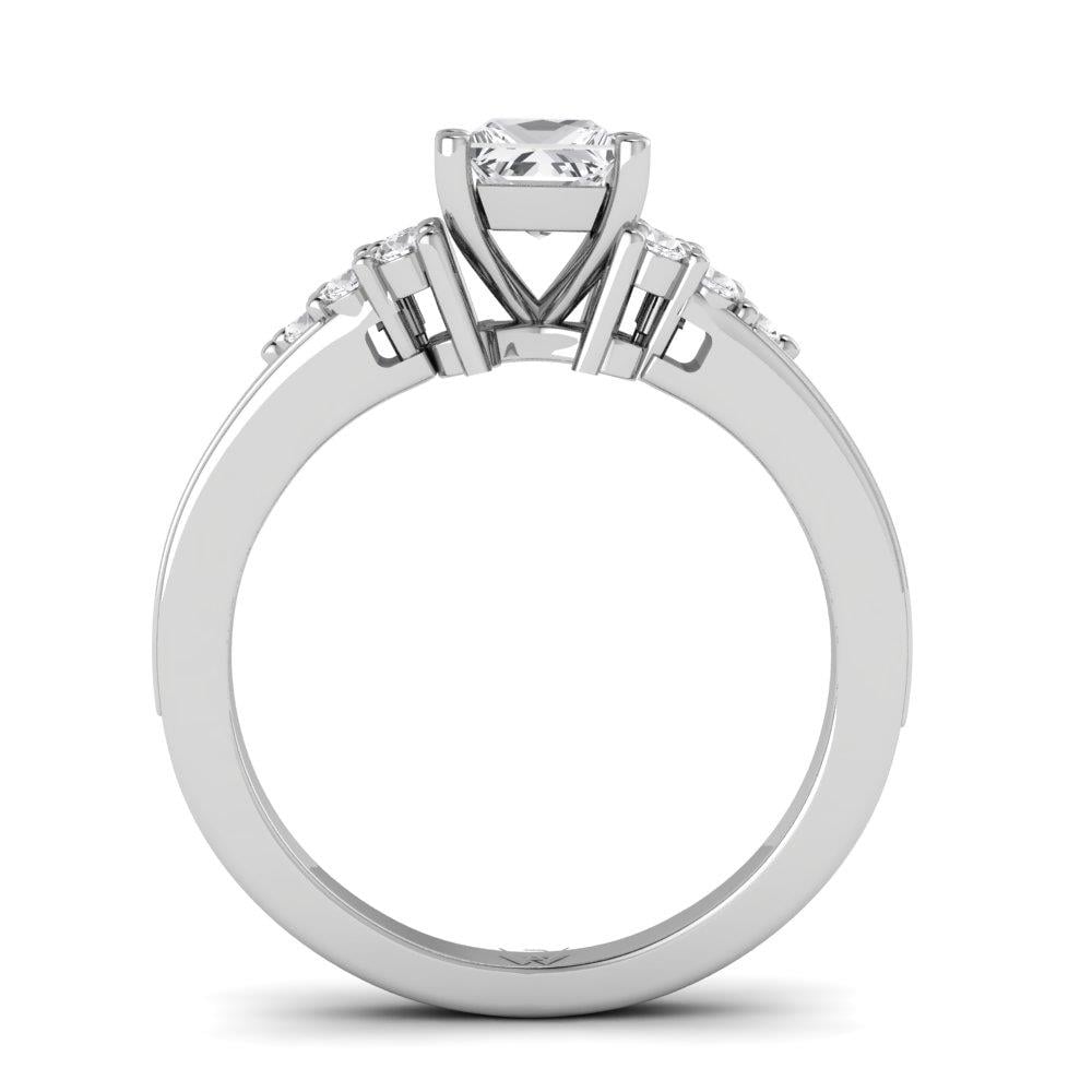 Solitaires Lys Or Blanc Diamant 1 ct