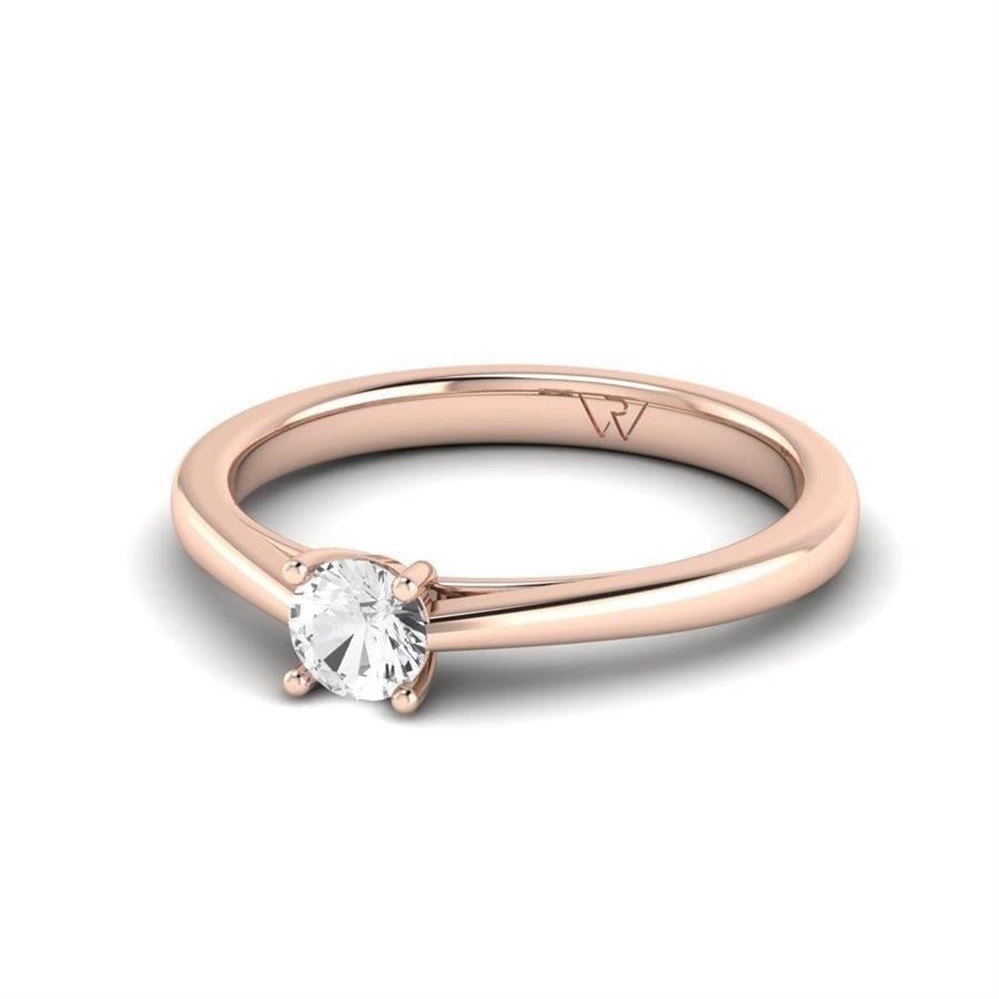 Solitaires Magnifique Argent Oxyde de Zirconium 0.25 ct