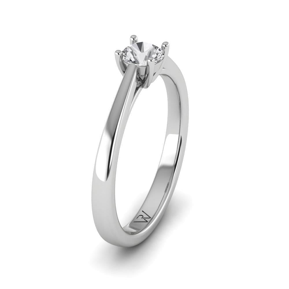 Solitaires Magnifique Or Blanc Diamant 0.33 ct