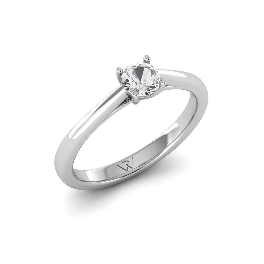 Solitaires Magnifique Or Blanc Diamant 0.33 ct