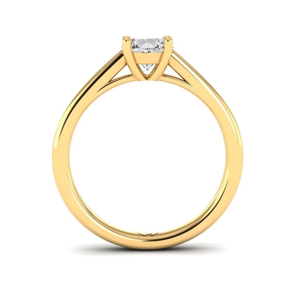 Solitaires Magnifique Or Jaune Diamant 0.75 ct