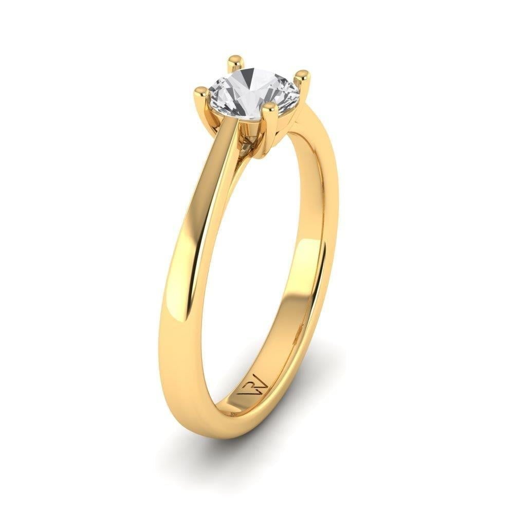 Solitaires Magnifique Or Jaune Diamant 0.60 ct