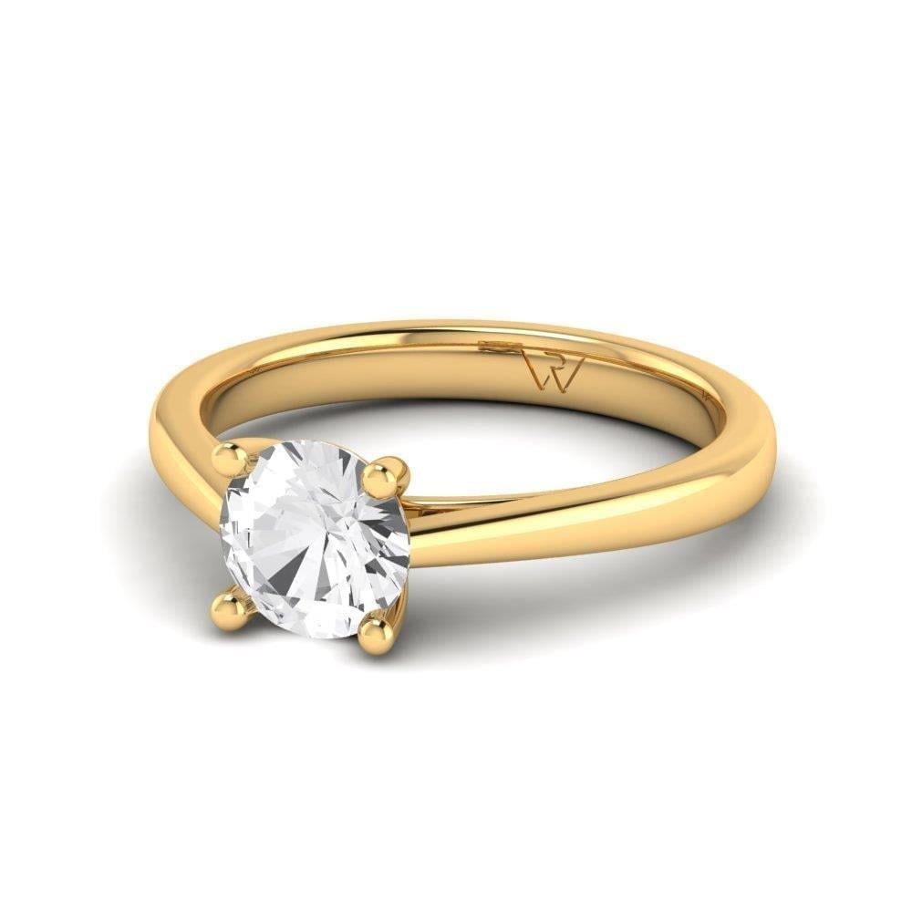 Solitaires Magnifique Or Jaune Diamant 0.90 ct