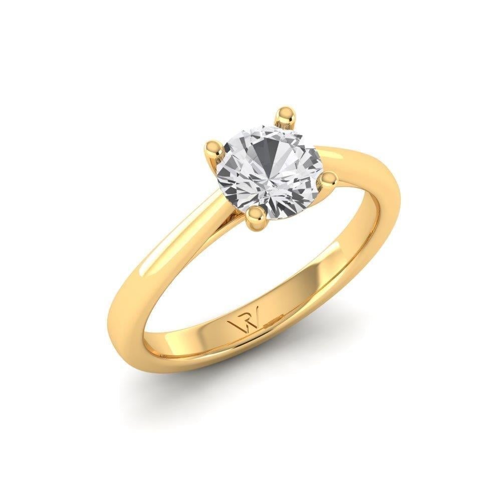 Solitaires Magnifique Or Jaune Diamant 0.90 ct