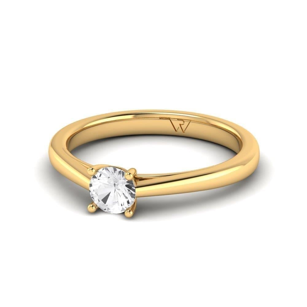 Solitaires Magnifique Or Jaune Diamant 0.33 ct