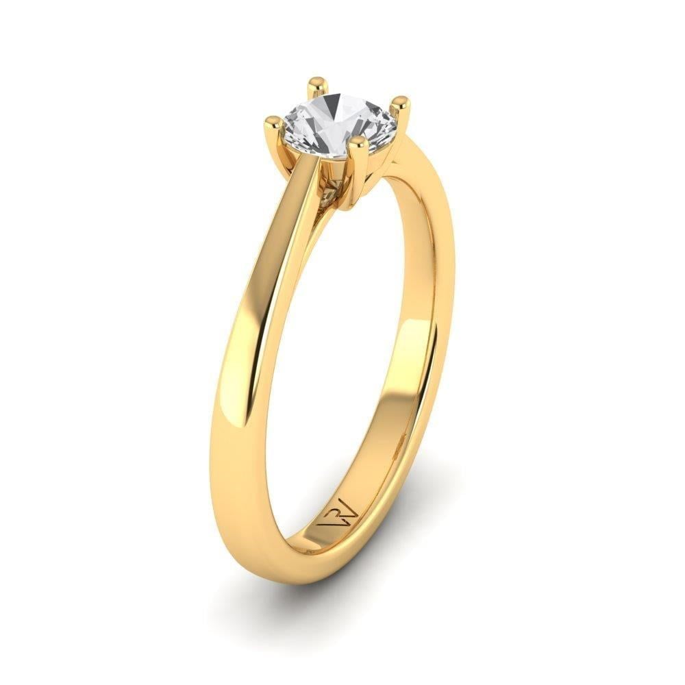 Solitaires Magnifique Or Jaune Diamant 0.50 ct