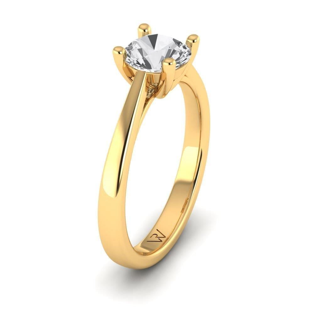 Solitaires Magnifique Or Jaune Diamant 1 ct