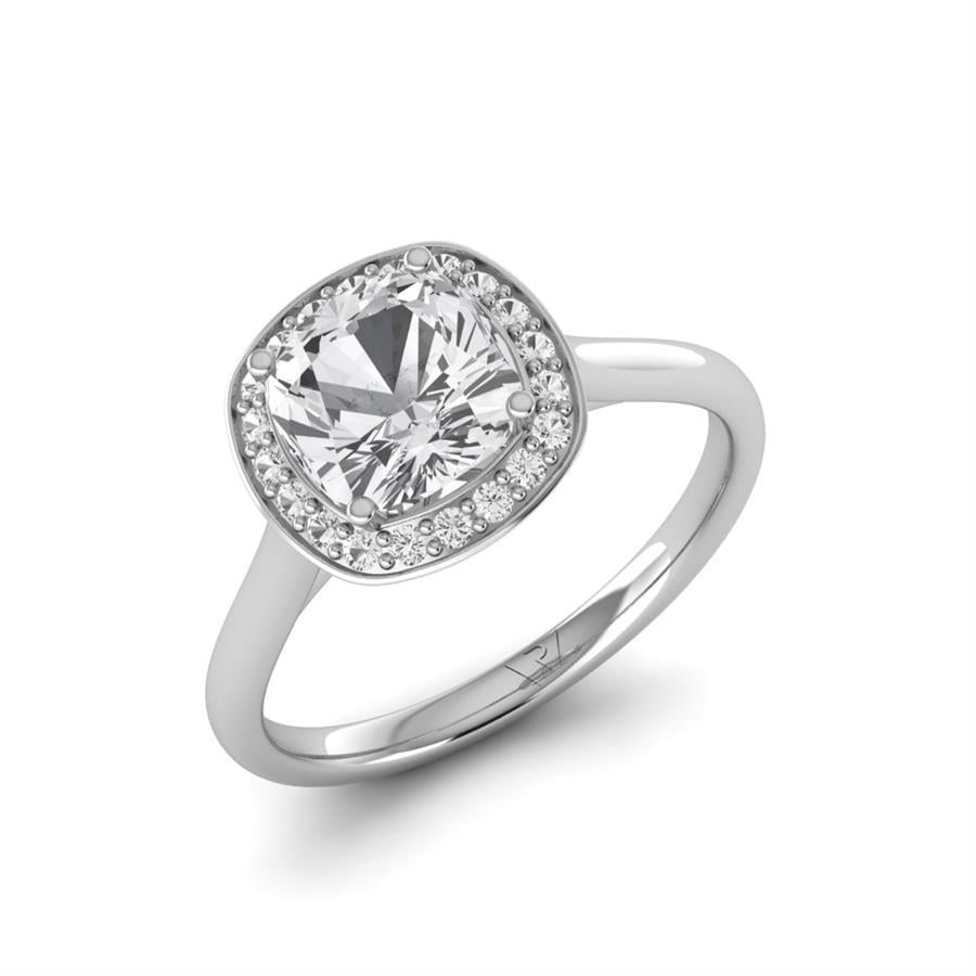Solitaires Novéria Or Blanc Diamant 2.15 ct